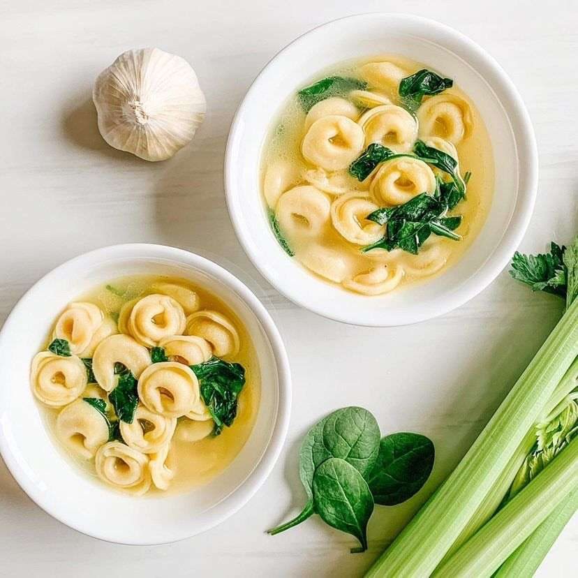 Spinach Tortellini Soup