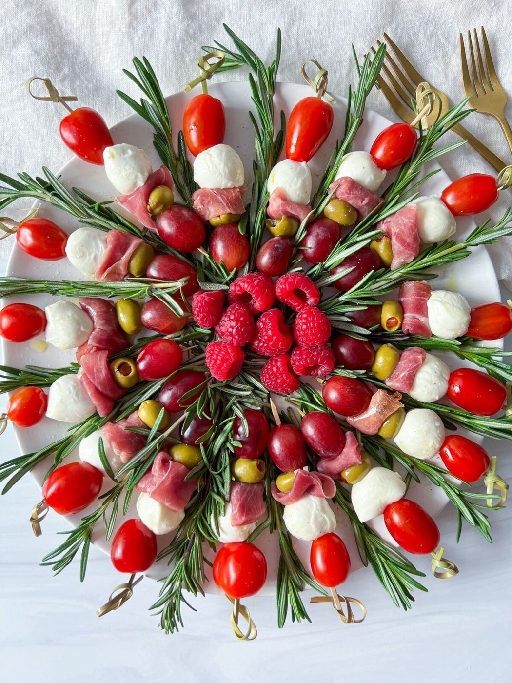 Antipasti Christmas Wreath