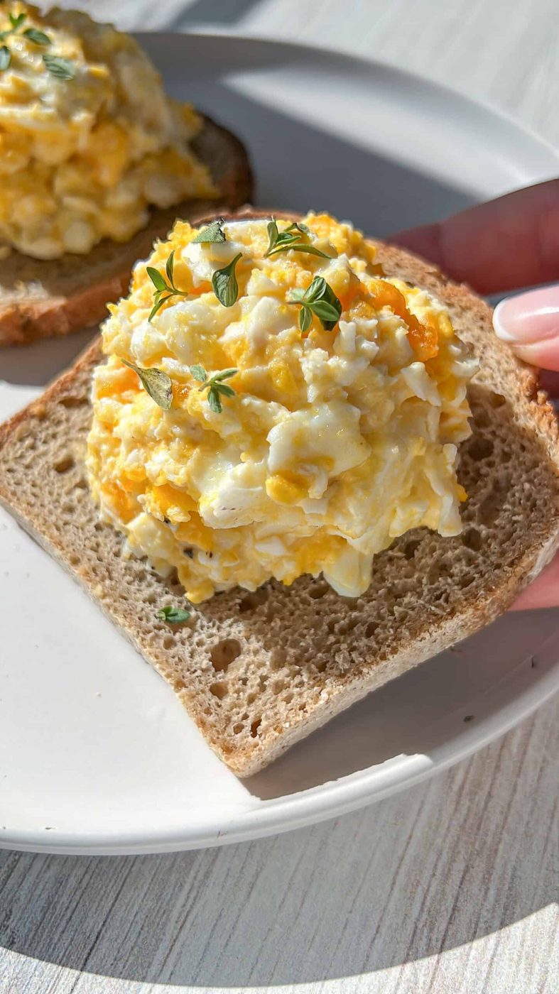 Baked Feta Eggs