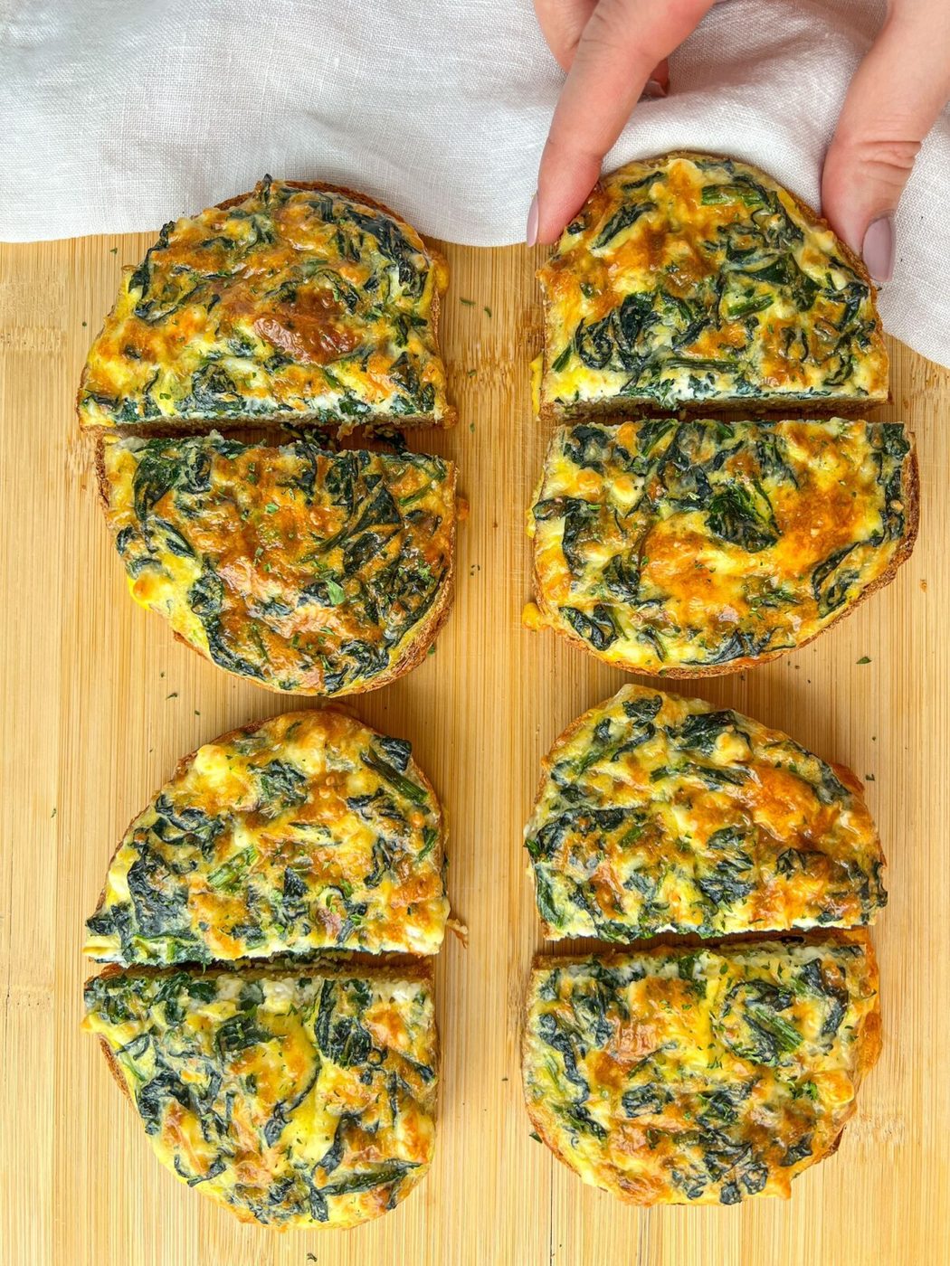 Bulgarian Spanakopita Toast