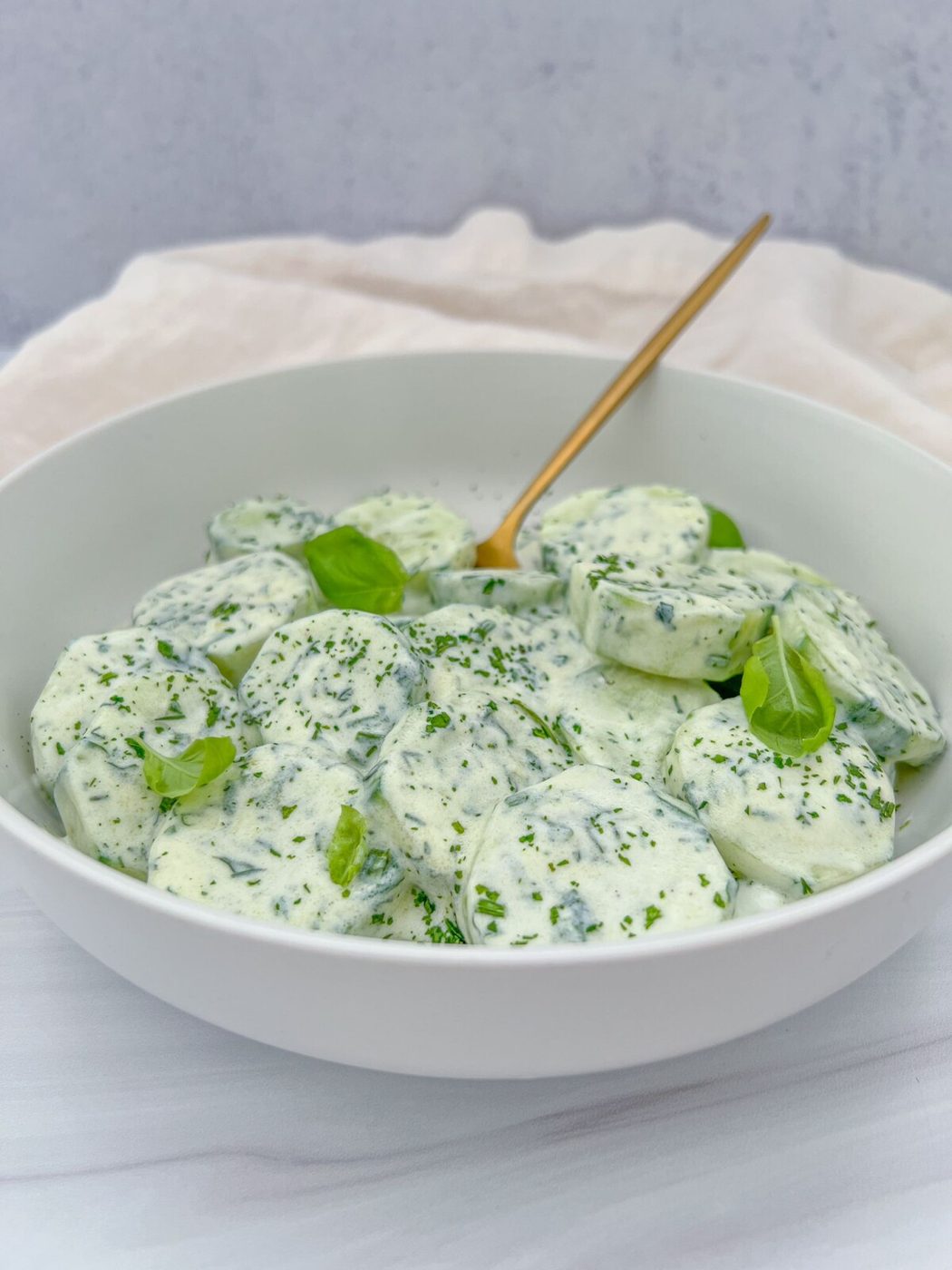 Creamy Cucumber Salad