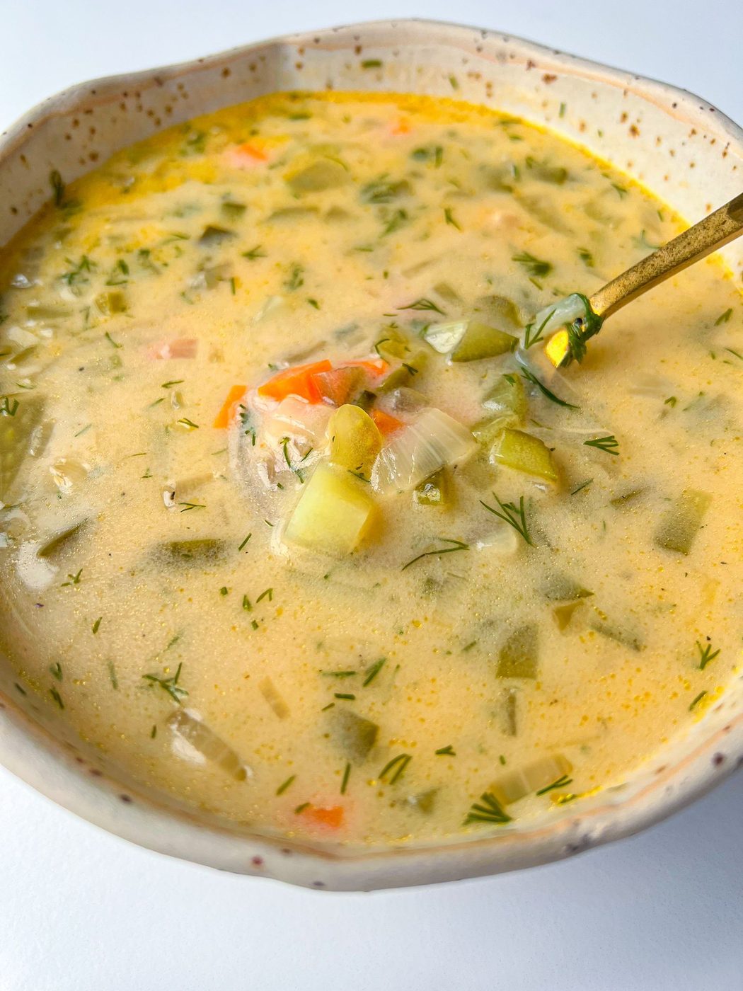 Creamy Dill Pickle Soup