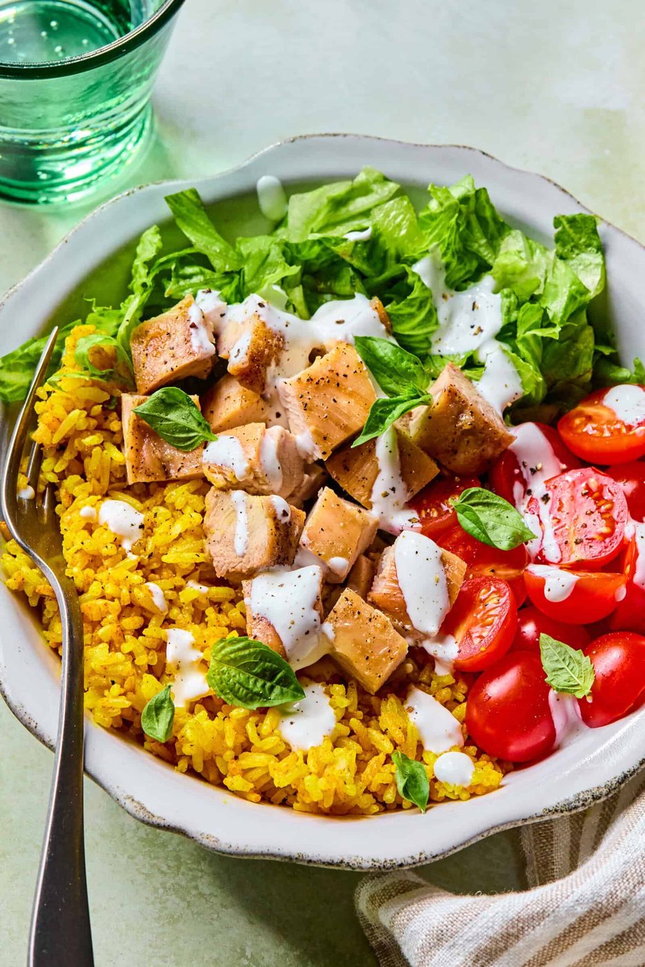 Chicken Rice Bowl, ready in 30 Min