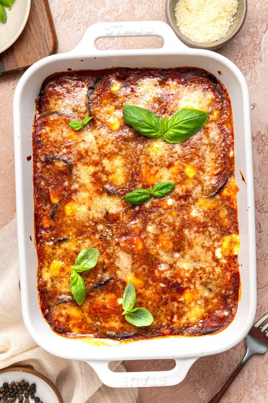 Eggplant Parmesan, parmigiana di Melanzane