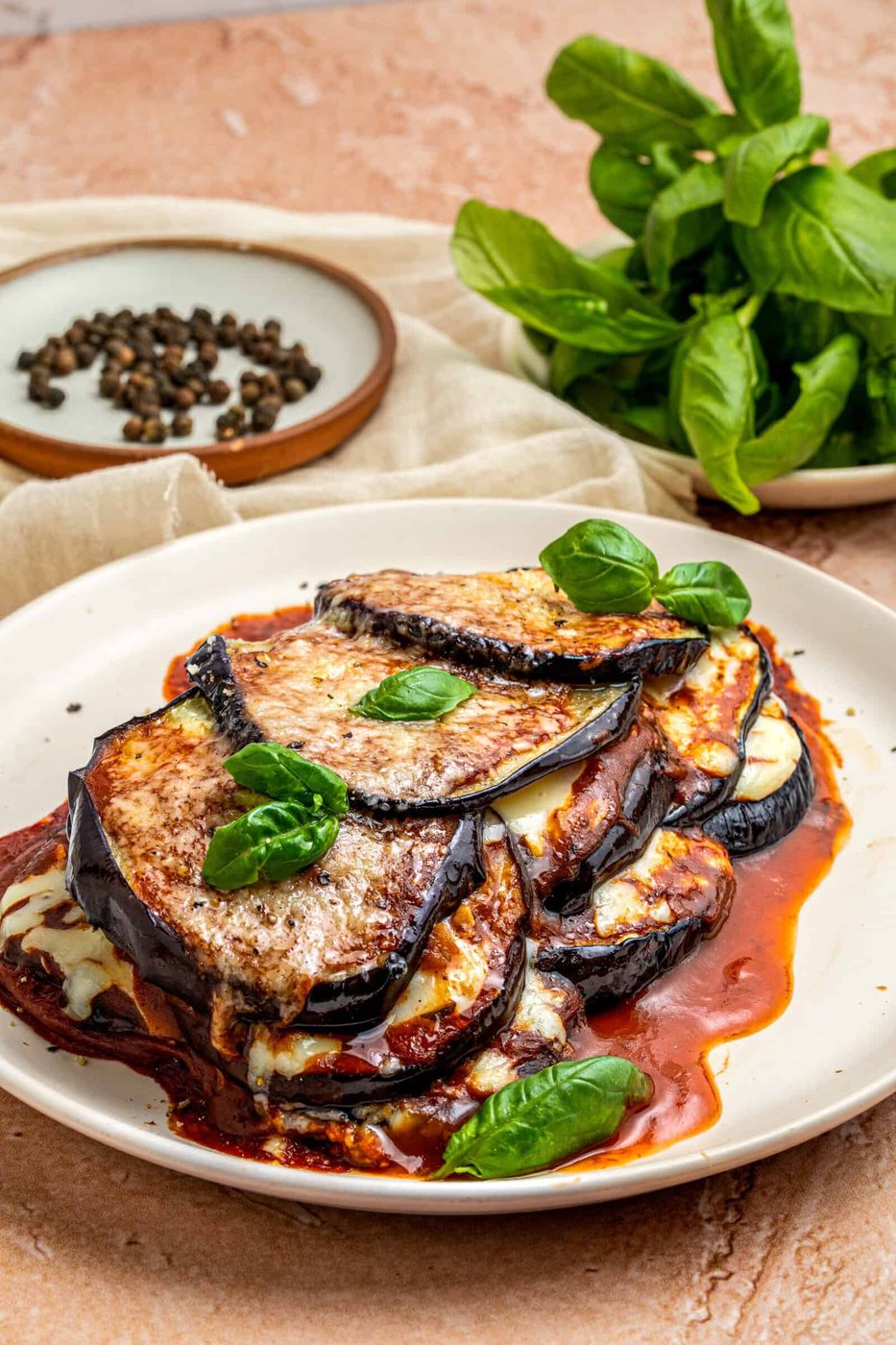 Eggplant Parmesan, parmigiana di Melanzane