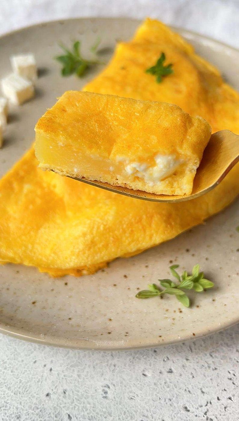 Feta & Potato Omelet