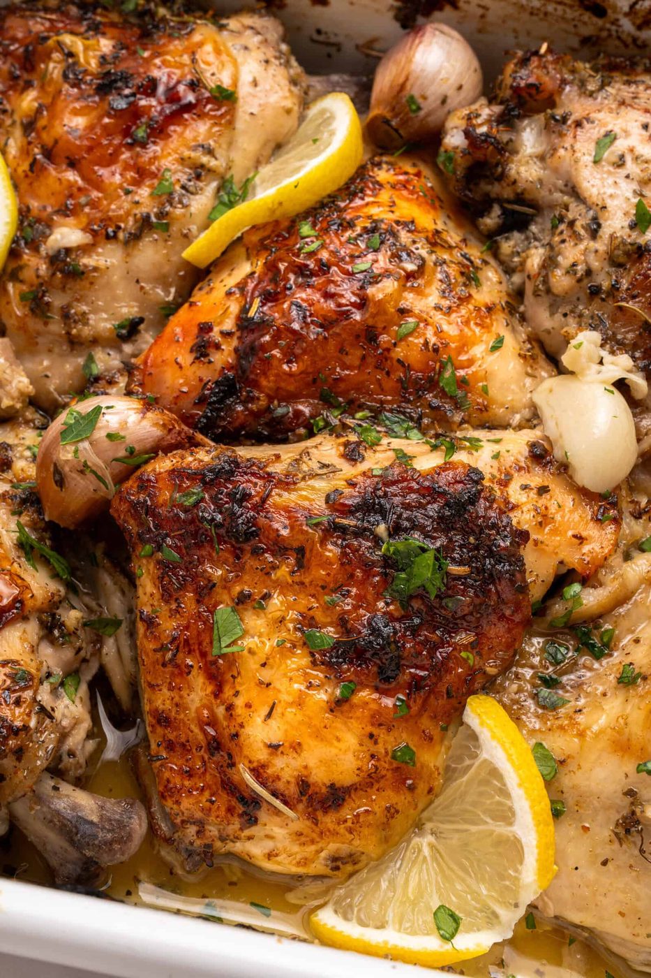 Garlic Lemon Chicken Thighs