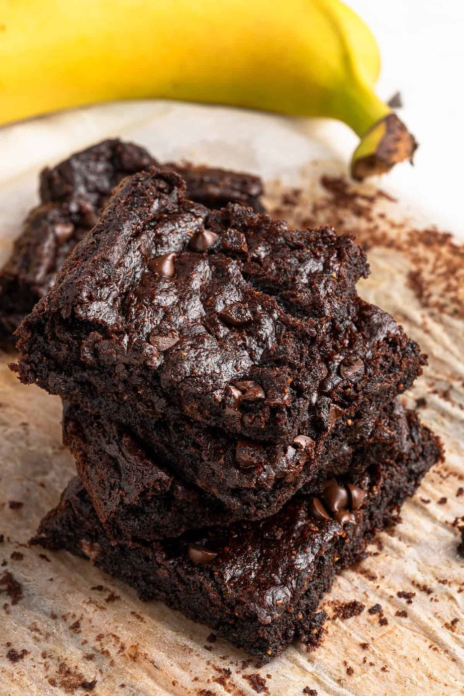 Healthy Banana Brownies