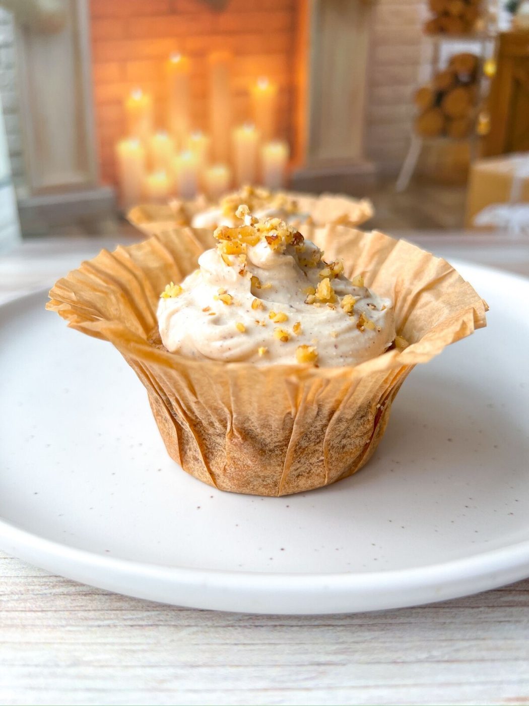 Healthy Carrot Cake Muffins
