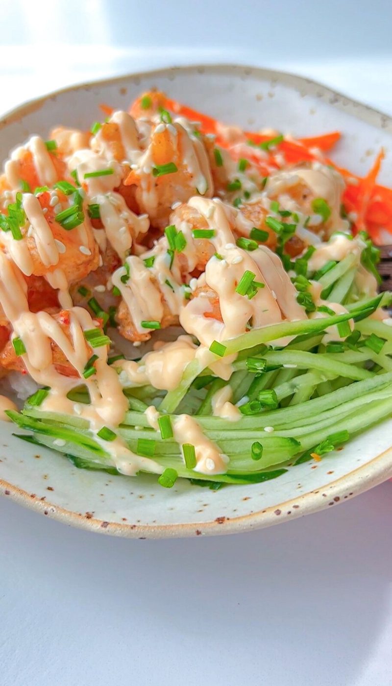 Healthy Shrimp Bowl