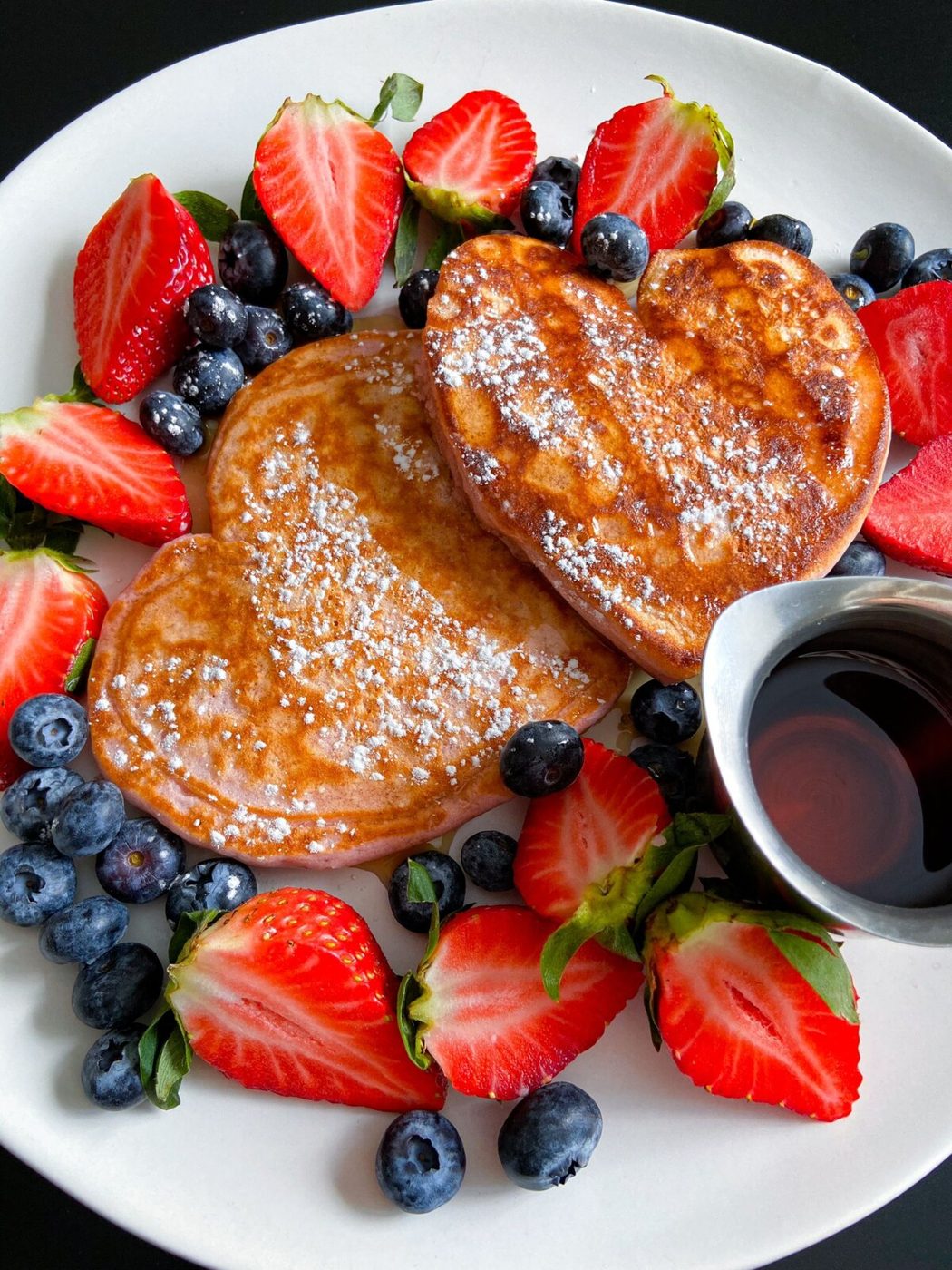 Heart Shaped Pancakes