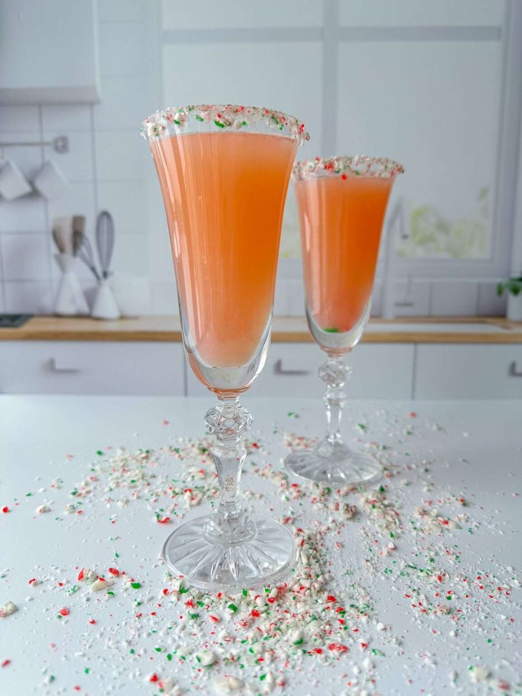 Holiday Candy Cane Prosecco