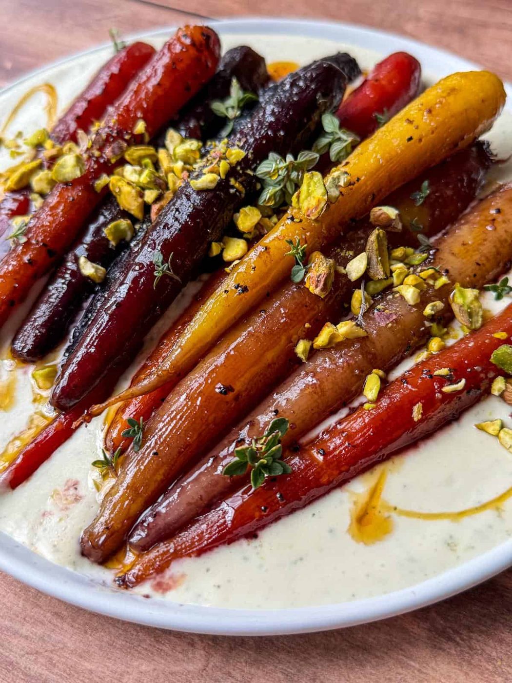 Honey Glazed Carrots and Whipped Boursin