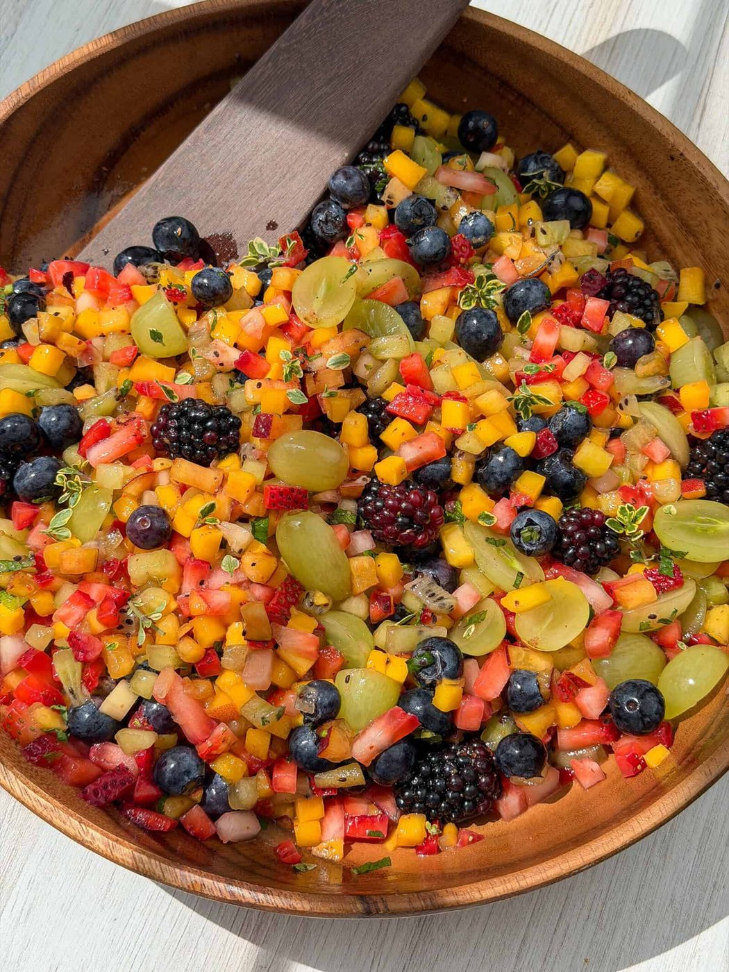 Honey Lime Fruit Salad