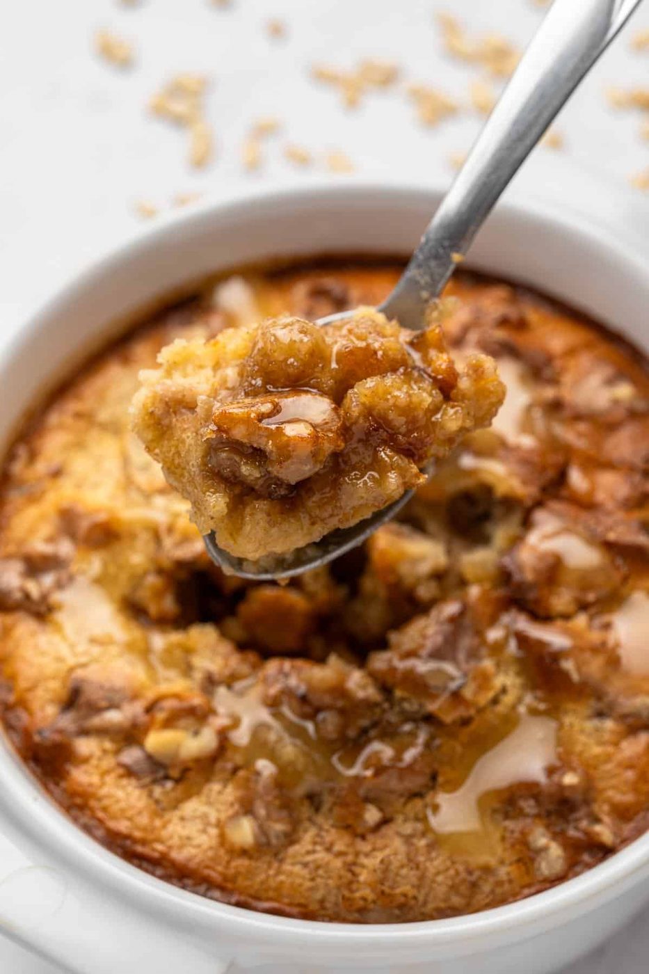 Honey Walnut Oat Cake