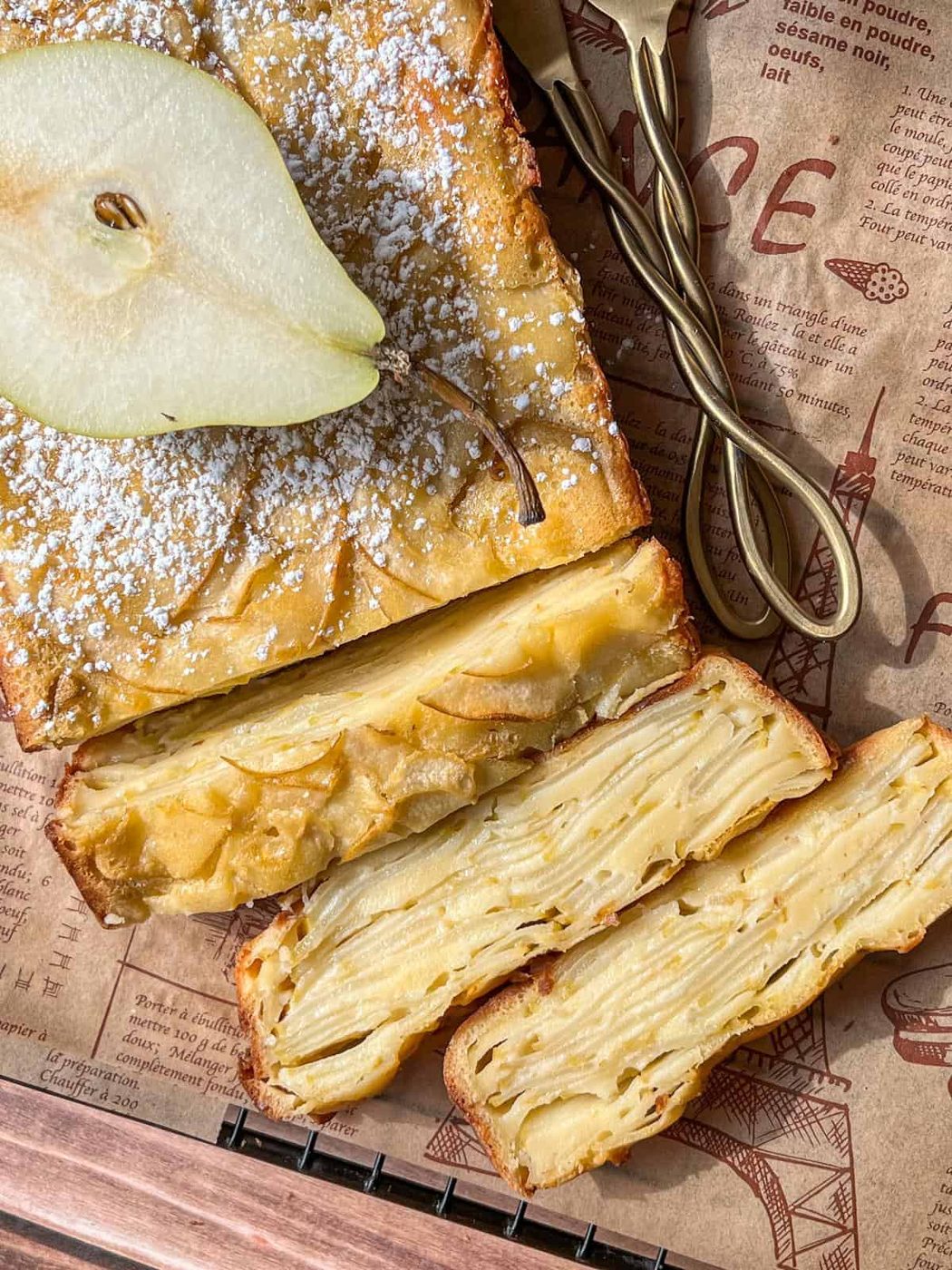 Invisible Pear Cake