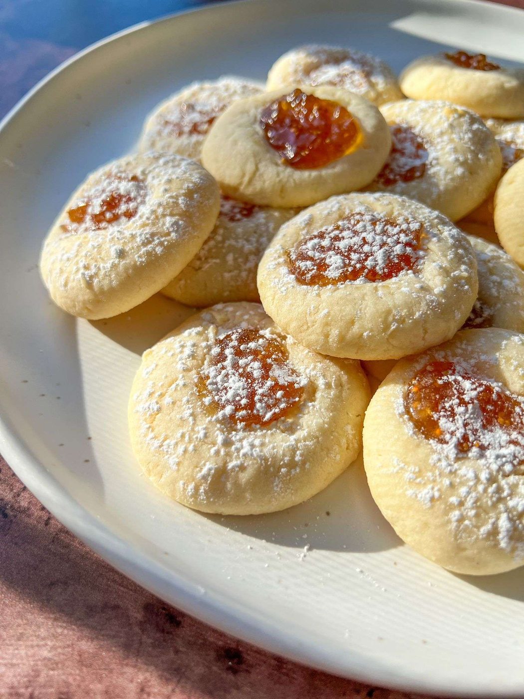 Lemon Cheesecake Thumbprint Cookies