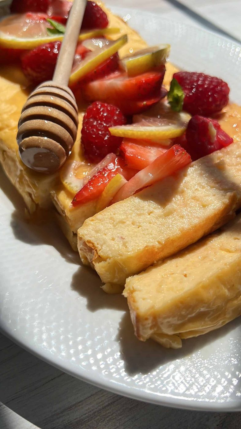Lemon Cottage Cheese Cake