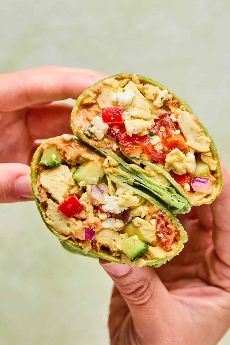 Mediterranean Breakfast Wrap