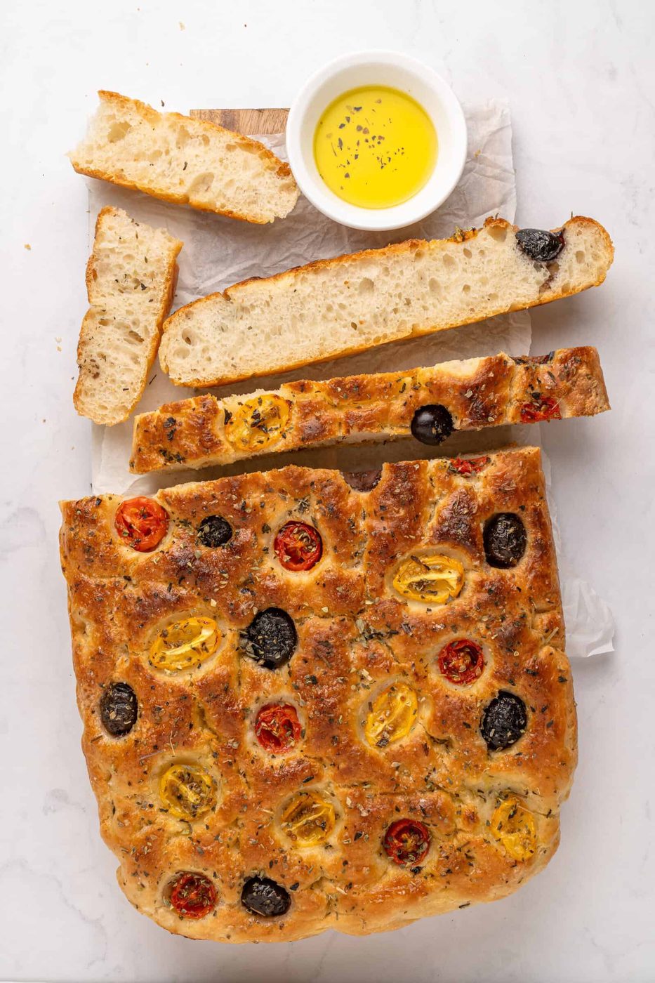 No Knead Focaccia