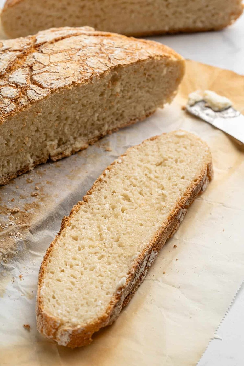 No Knead Gluten Free Bread