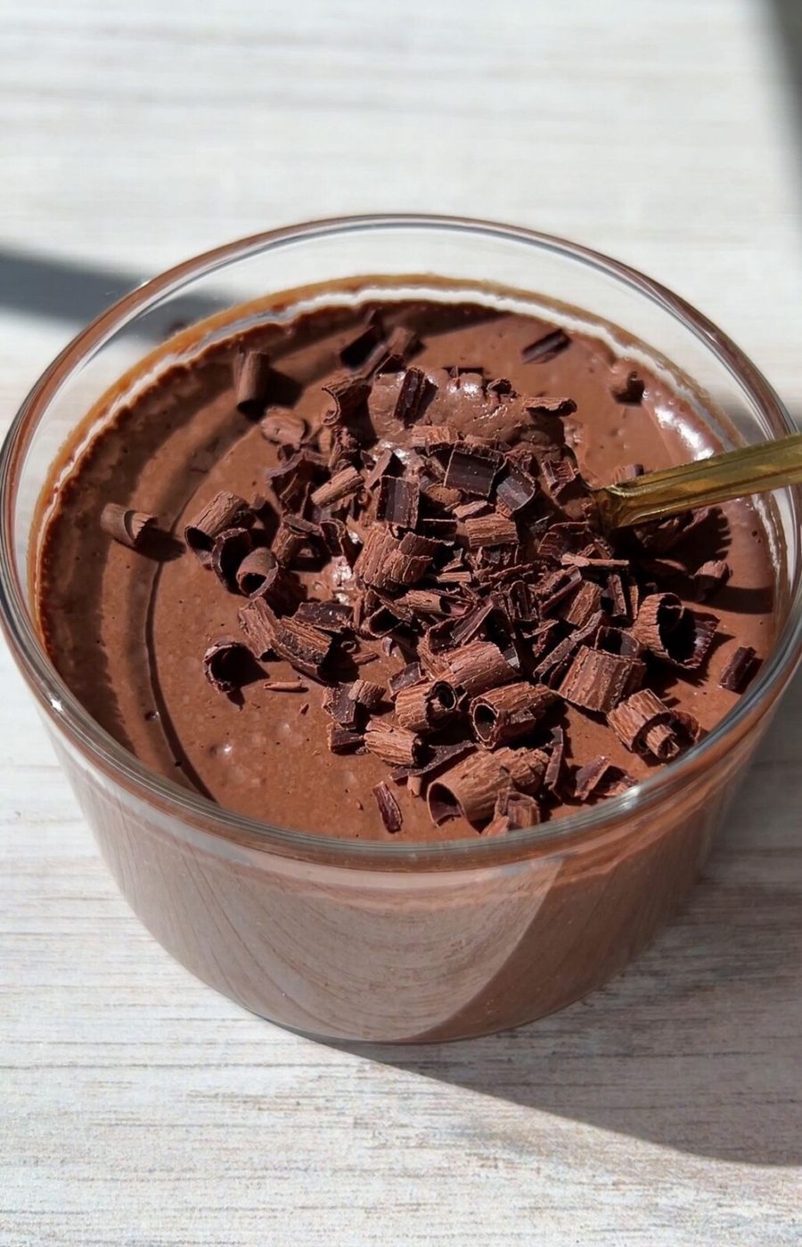 One Ingredient Chocolate Mousse