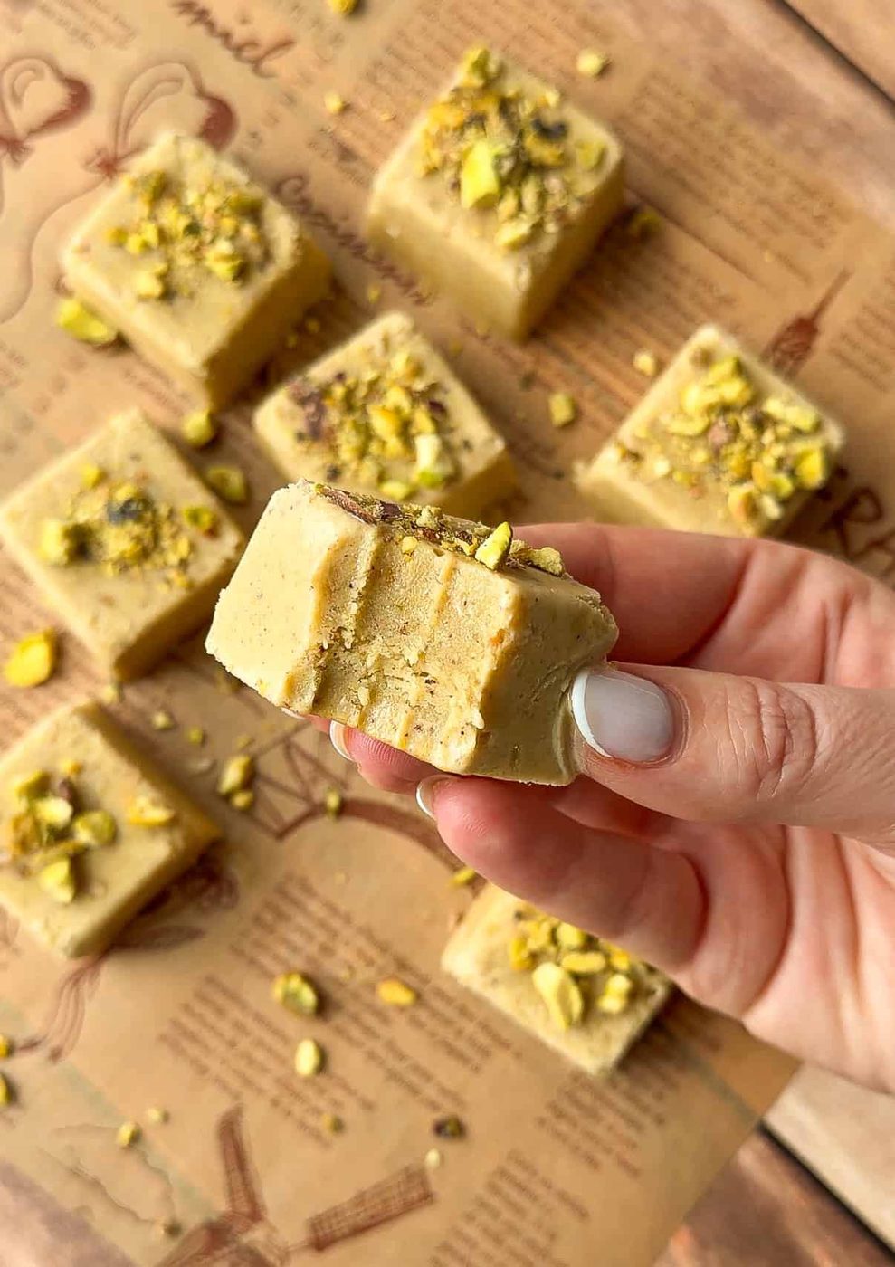 Pistachio Yogurt Bites