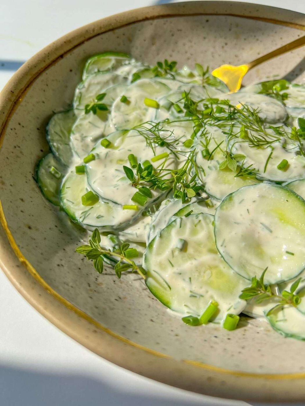 Polish Cucumber Salad