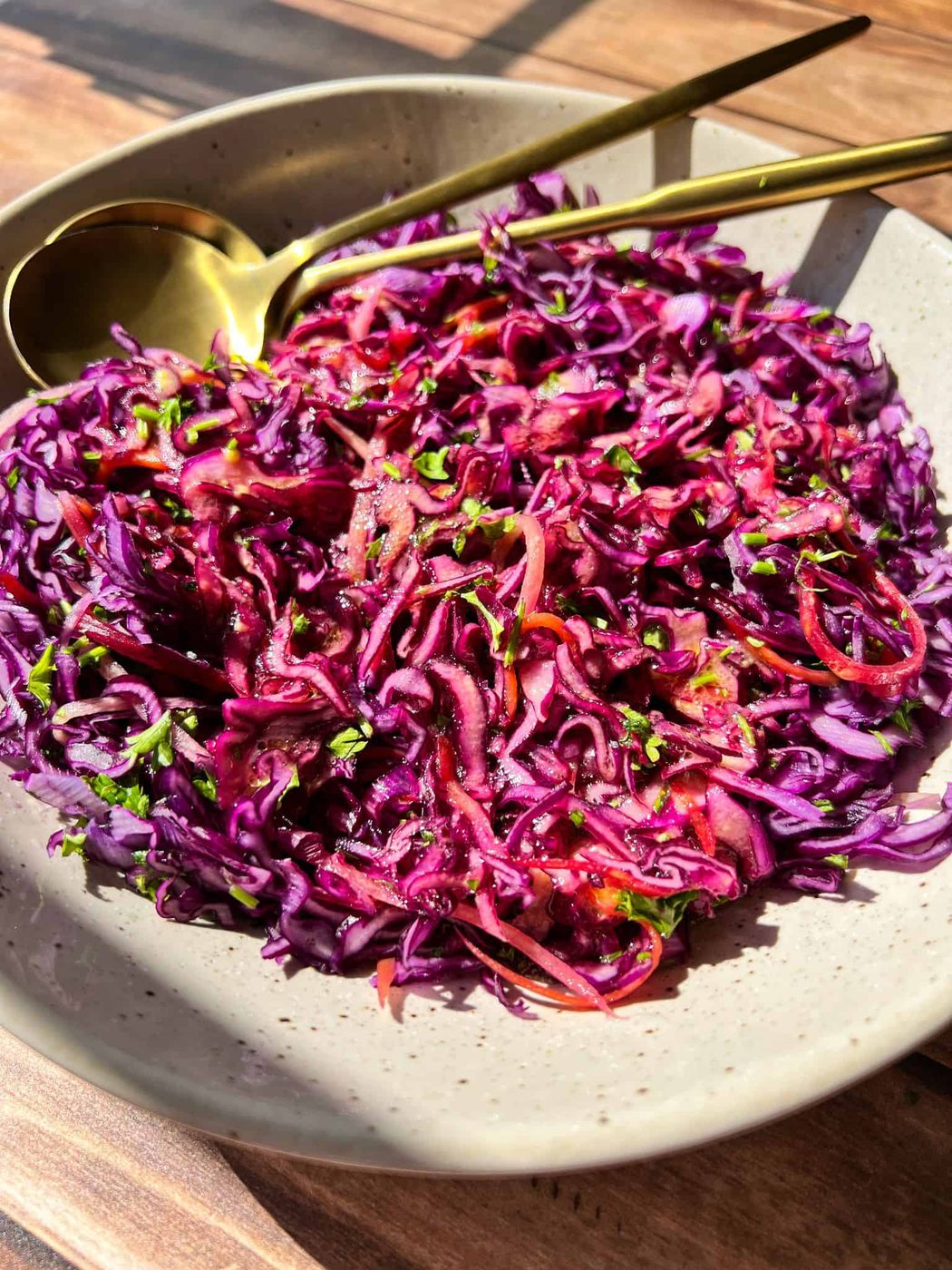 Red Cabbage Slaw