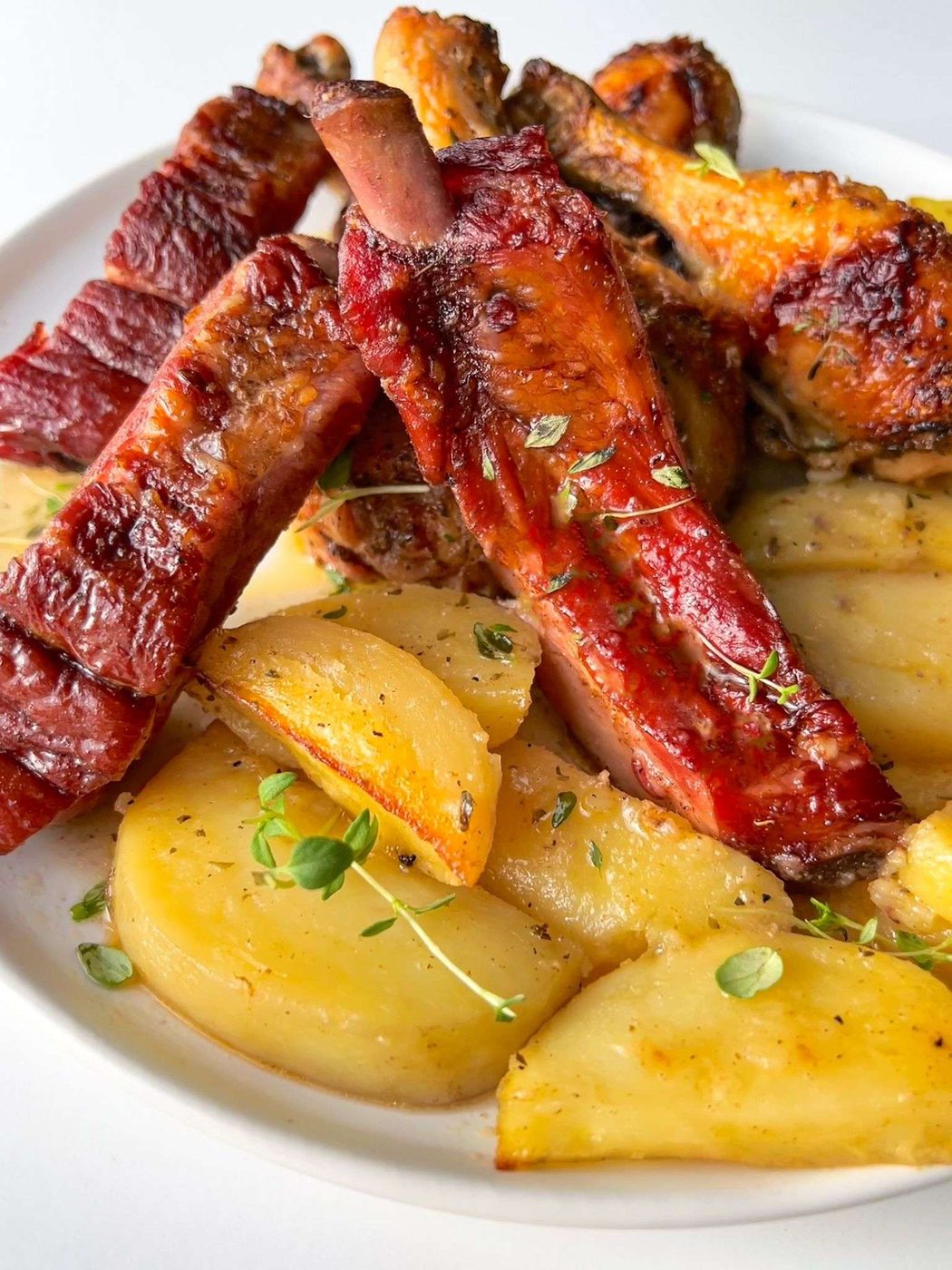 Roasted Chicken, plus Ribs