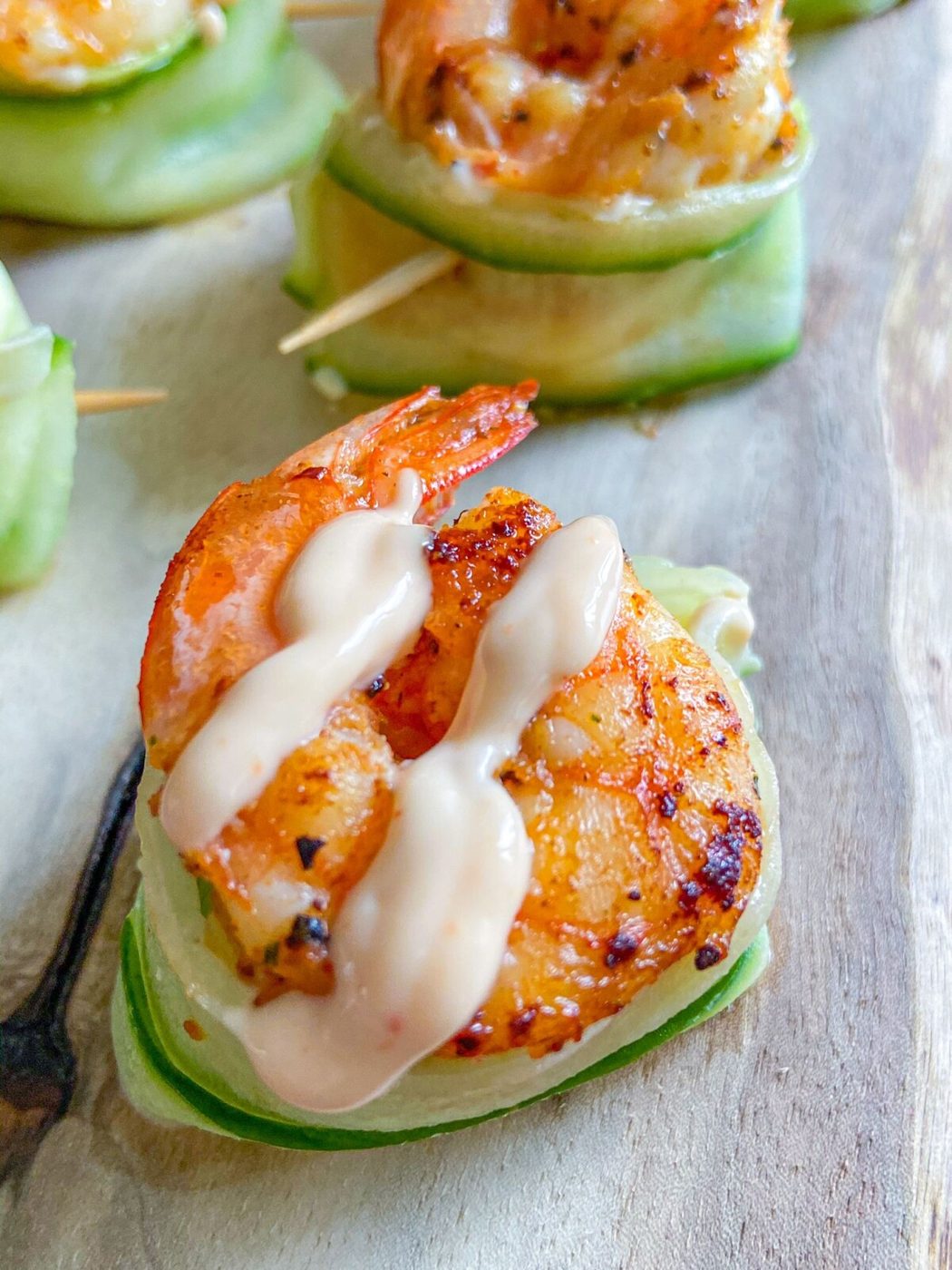 Shrimp Cucumber Rolls