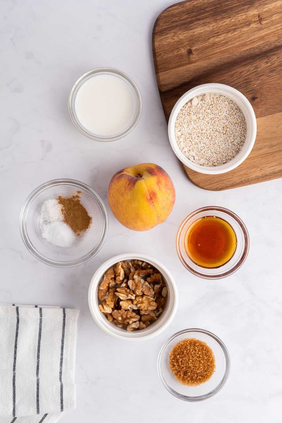 Single Serve Peach Crisp