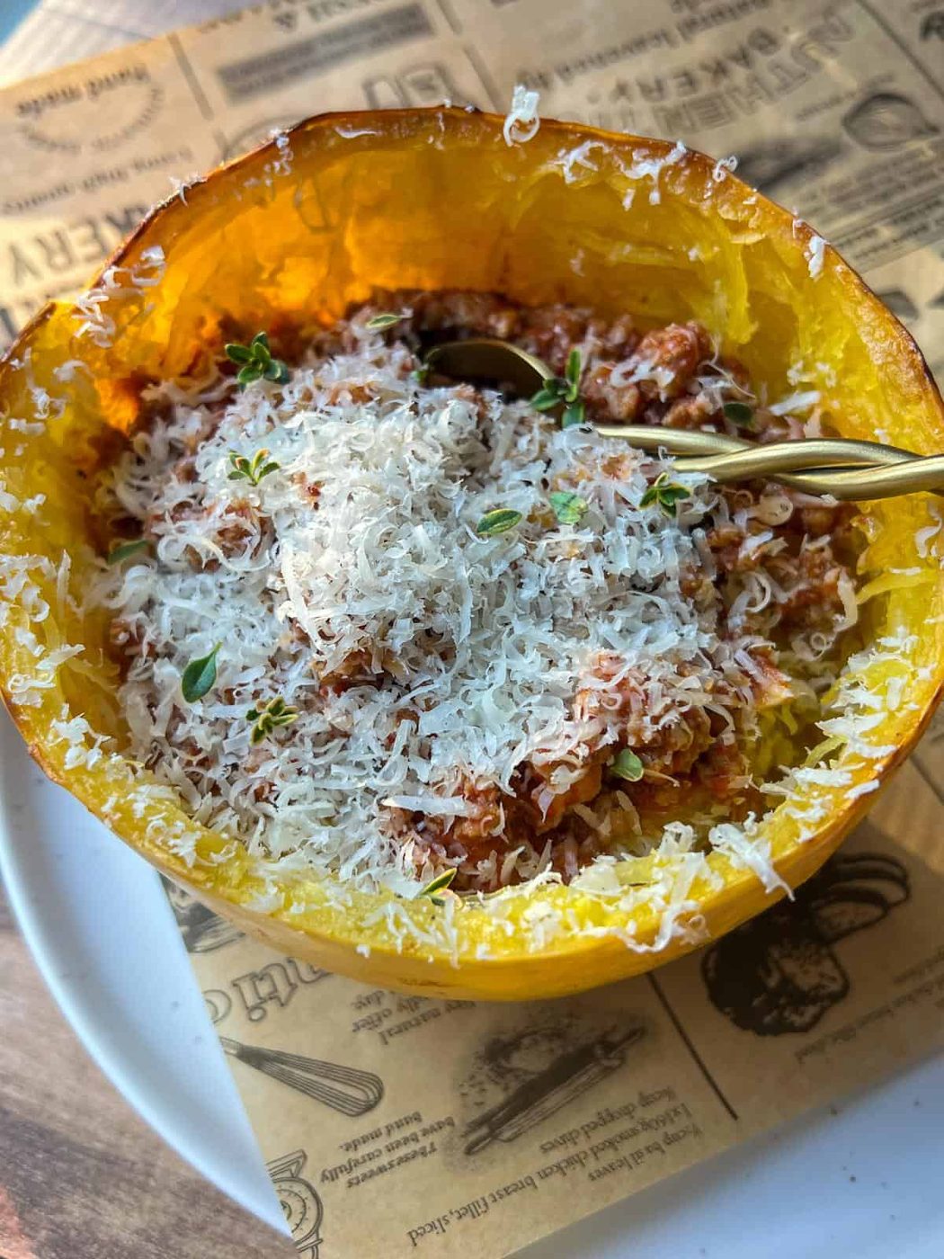 Spaghetti Squash Bolognese