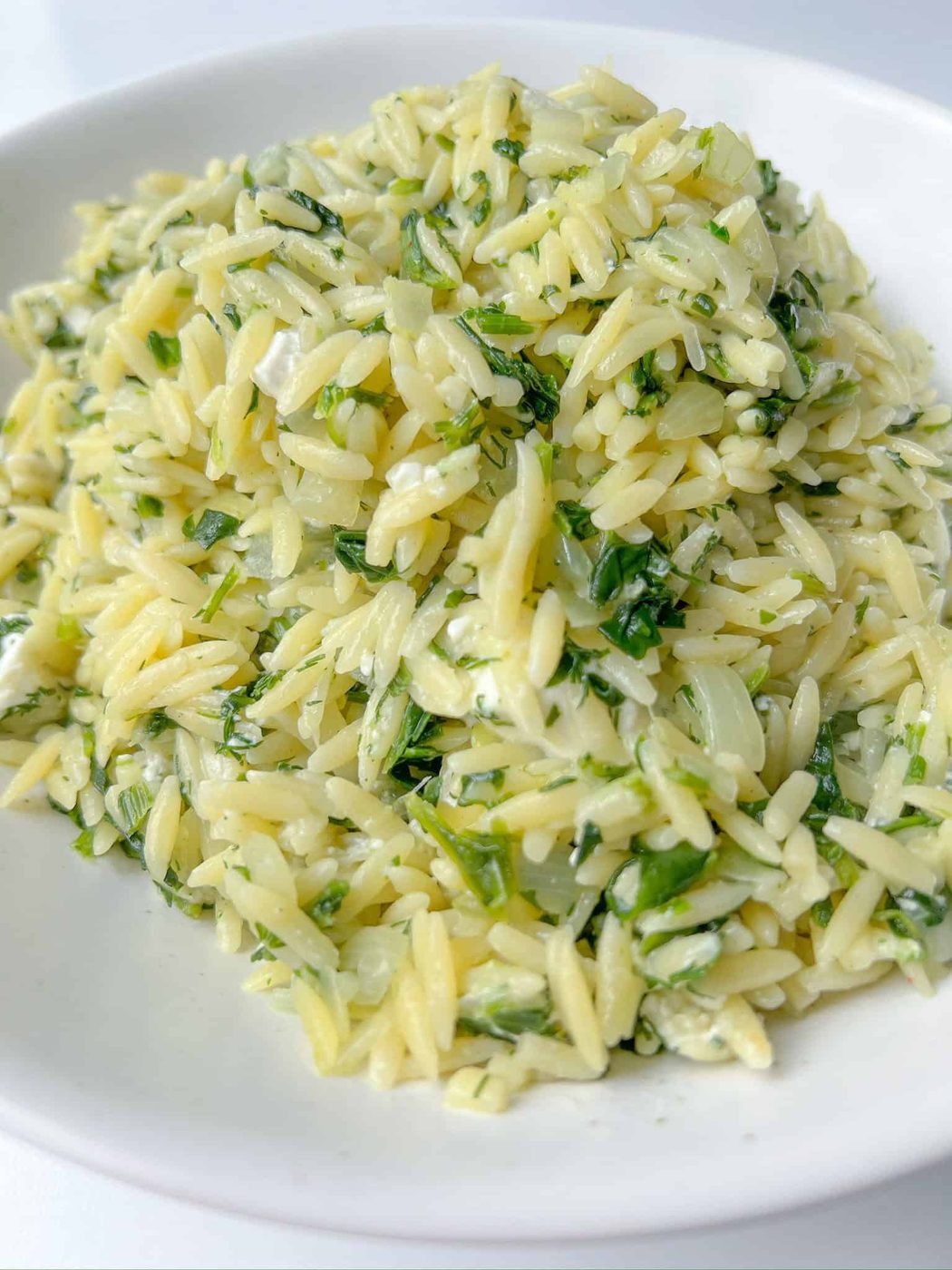 Spinach Orzo Salad