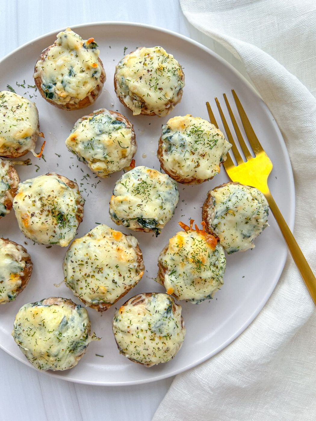 Spinach Stuffed Mushrooms