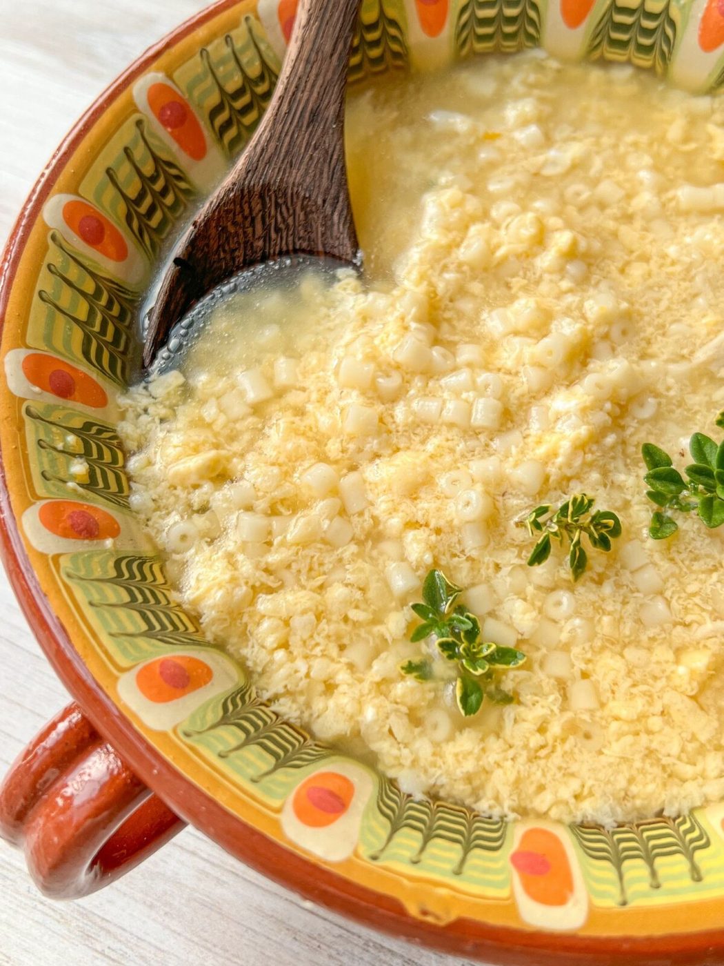 Stracciatella Soup