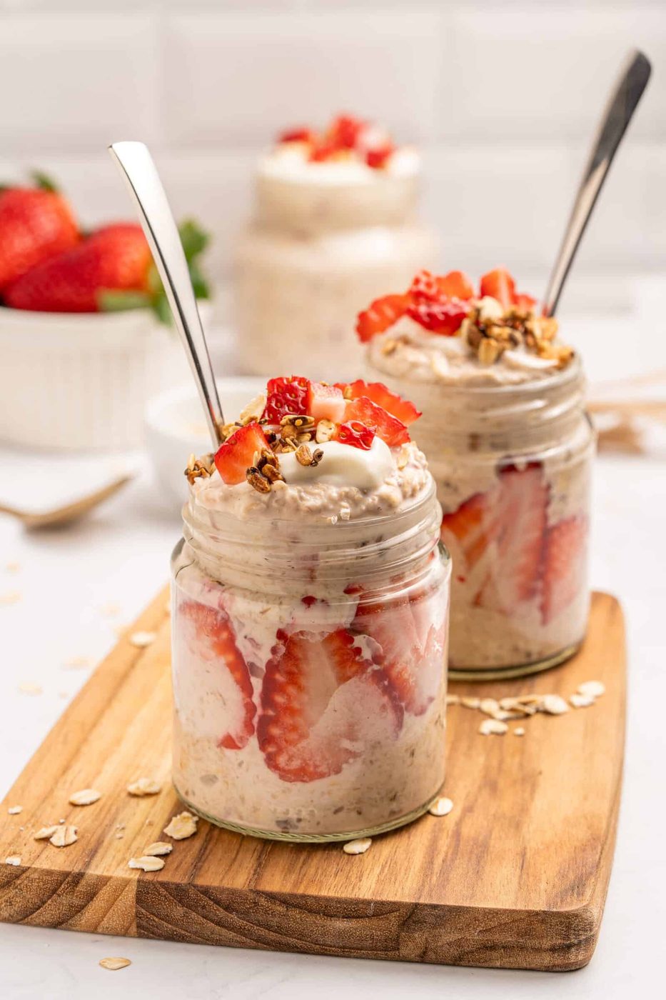 Strawberry Overnight Oats