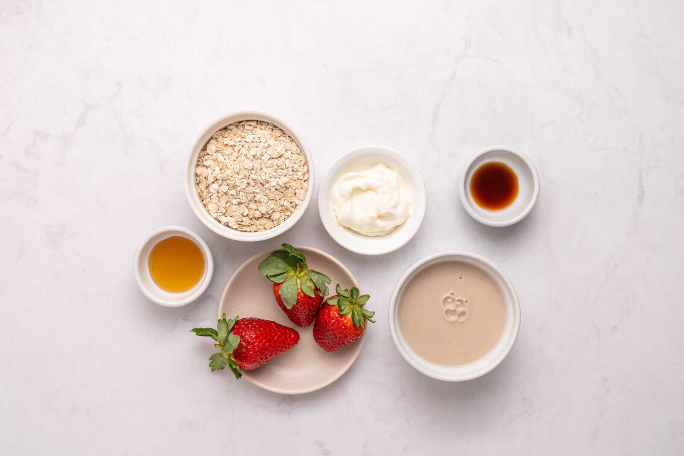 a photo of all the ingredients prepped on the counter. 