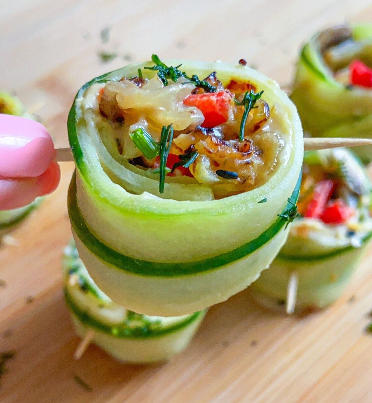 Vegan Cucumber Rolls