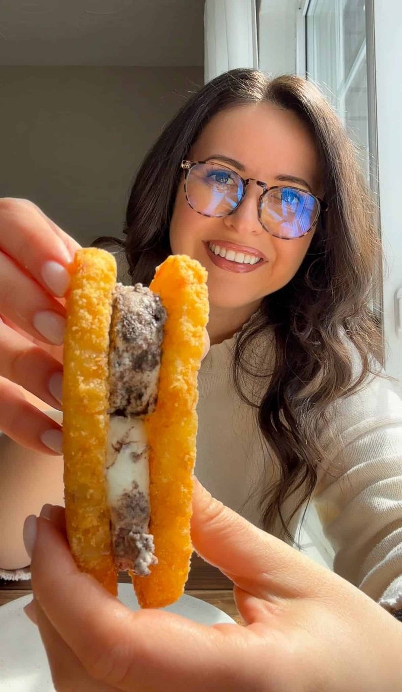 McFlurry Hash Brown Sandwich