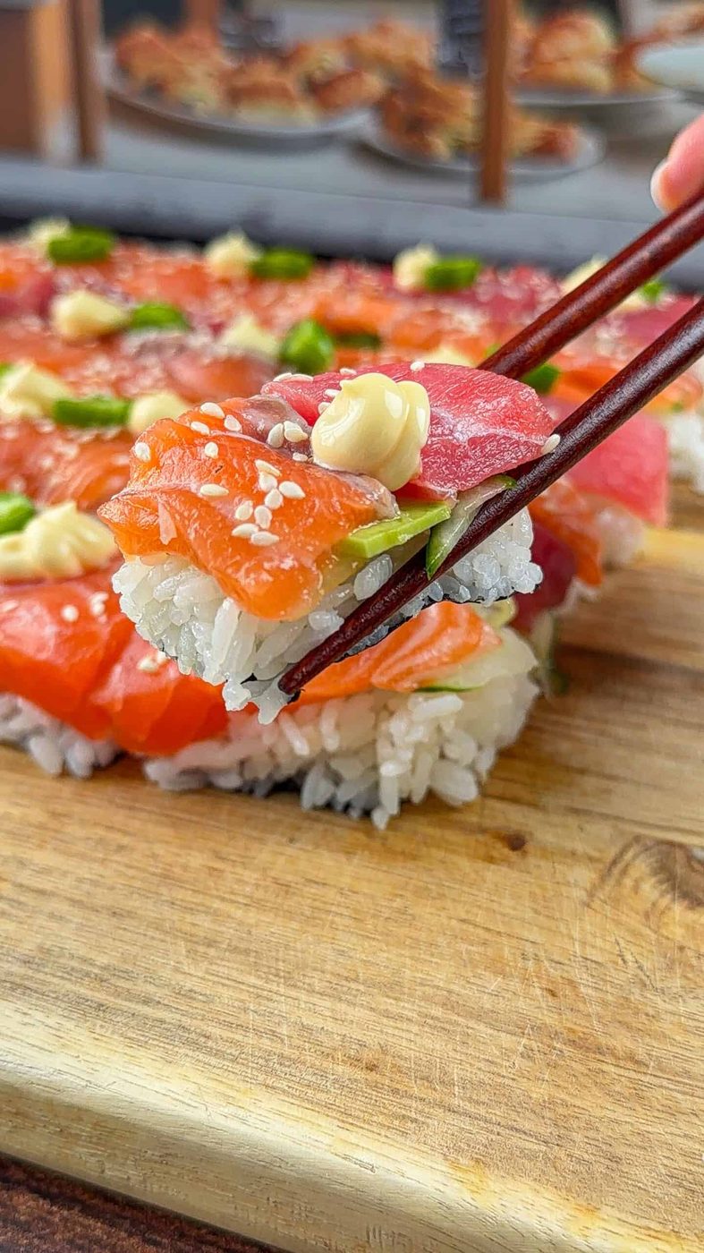 One Pot Sushi Cake