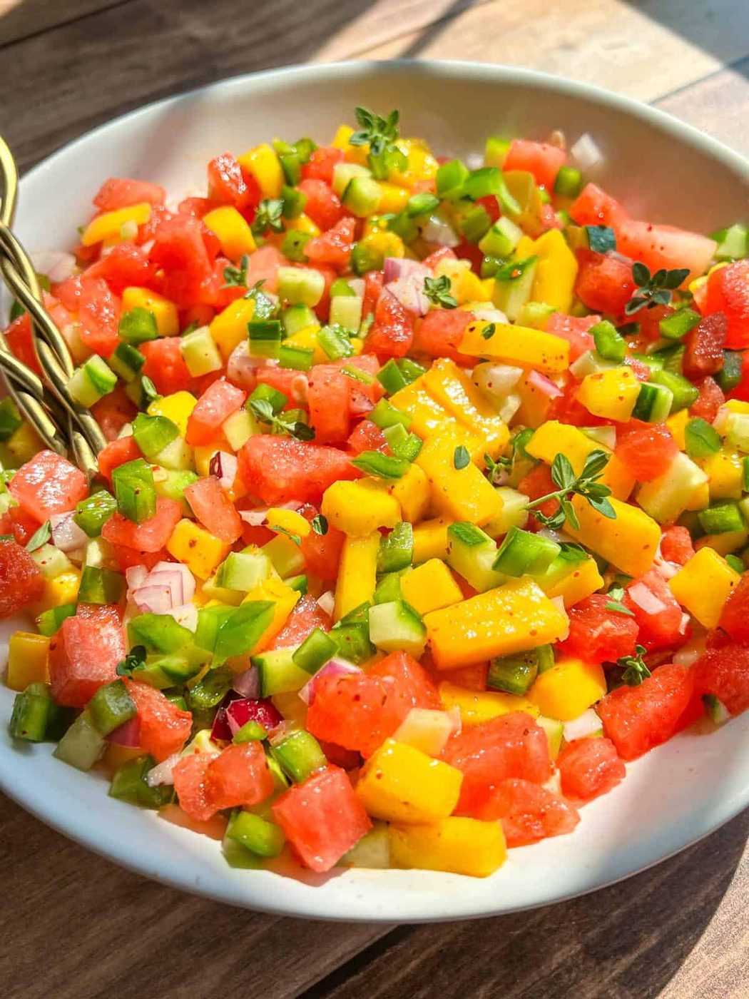 Watermelon Mango Salsa