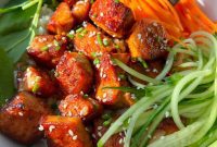 Sweet and Savory Honey Garlic Salmon Bowls