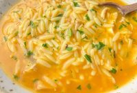 Sneaky Veggie Orzo Soup