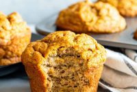 Naturally Sweet Pumpkin Banana Muffins