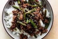 Hearty Ground Beef and Green Bean Stir-Fry