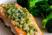 Irresistible Garlic Butter Salmon Bake