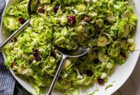 Crisp Brussels Sprout Slaw