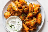 Crunchy Oven-Baked Chicken Wings