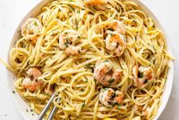 Zesty Lemon Shrimp Scampi Pasta